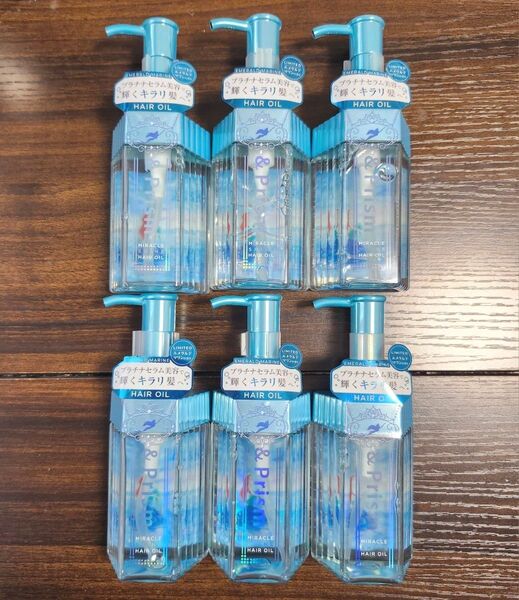 & Prism アンドプリズムミラクルシャイン ヘアオイルアリエル 限定 100ml×6個セット エメラルドマリンの香り 美容