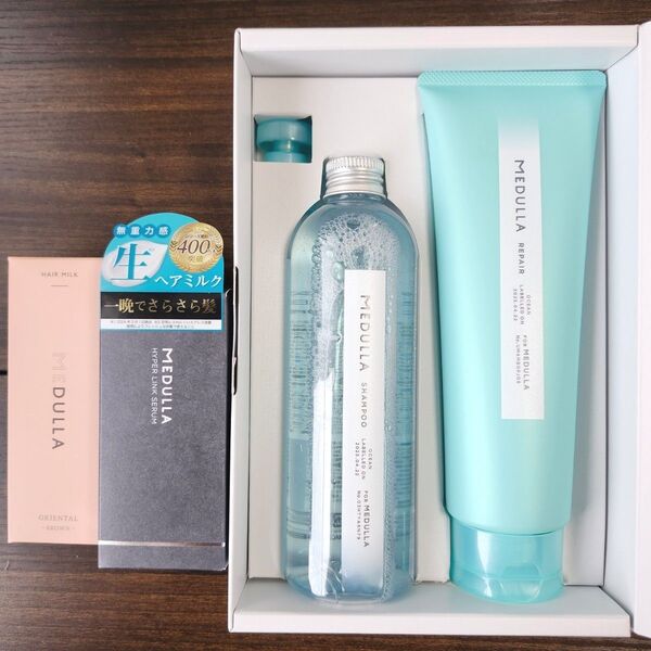 MEDULLA メデュラ セット OCEAN オーシャン シャンプー・ヘアトリートメント・ハイパーリンクセラム・ ヘアミルク