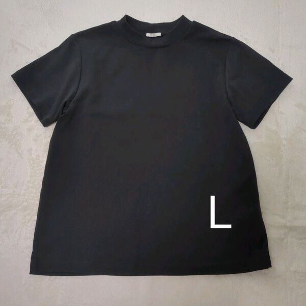 半袖Tシャツ 黒 L ブラック 無地 シンプル ジーユー GU 綿100%