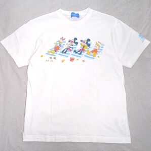 ディズニー 半袖 Tシャツ 男女兼用M ホワイト 白 ディズニーランド ディズニーリゾート スイスイサマー ミッキー