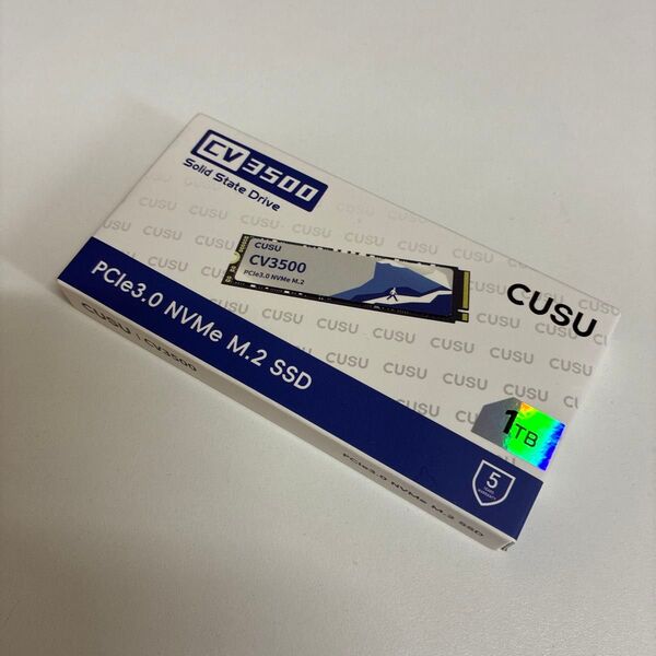新品未開封!M.2 SSD 1TB CUSU CV3500 NVMe PCIe3.0 x4 高信頼高耐久 TLC