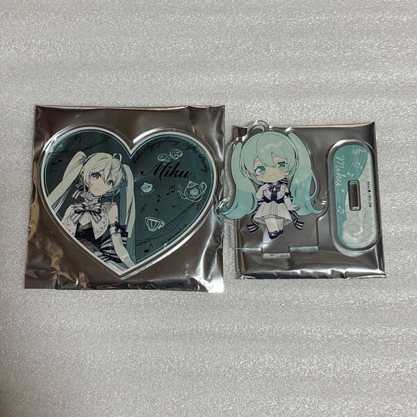 初音ミクシンフォニー コラボカフェ 初音ミク アクリルスタンド コースター
