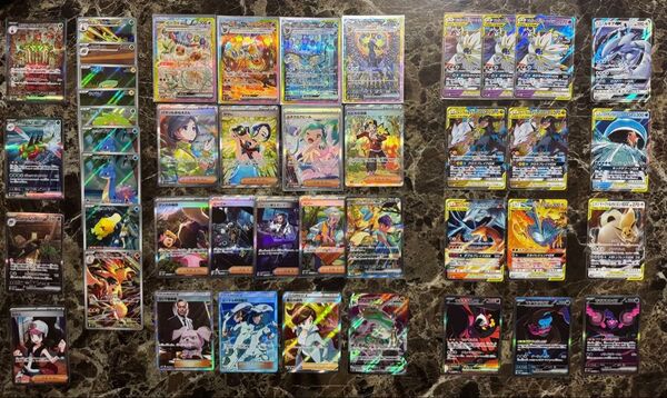 ポケモンカードゲーム 引退品 SR RR SAR タッグチーム ブイズ ブラッキーex ルチアのアピールSAR 等々
