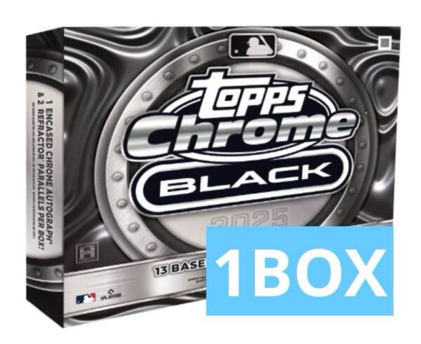 TOPPS MLB chrome black 2025 BOX 未開封