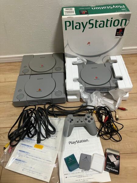 PlayStation (PS1) 本体 + 付属品 ps1 プレステ1 まとめ プレイステーション SONY ゲーム機