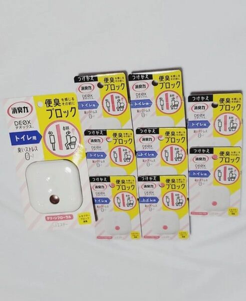 消臭力 デオックス クリーンフローラル トイレ用 本体&付け替え