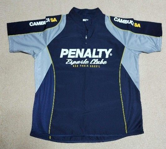PENALTY ペナルティ ハーフジップ 半袖シャツ トレーニングシャツ サッカー フットサル ブラジル サンパウロ