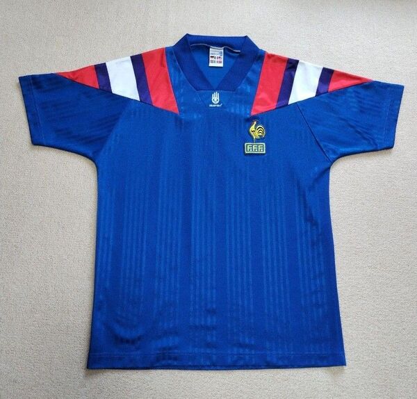 1992-1993 フランス代表 レプリカシャツ ユニフォーム UNISPORT製 90s ヴィンテージユニフォーム サッカー