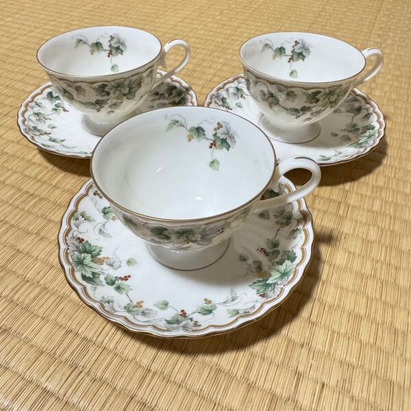 NARUMI ナルミ カップ ソーサー ティーカップ 花柄 洋食器