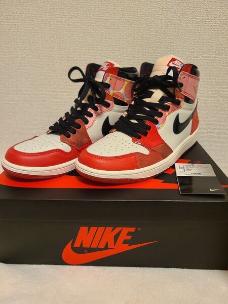 【黒タグ付き】AIRJORDAN エアージョーダン1×スパイダーマン NIKE エアジョーダン スニーカー