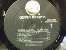 229●2LP(輸入盤)●ピーター・ガブリエル /Plays Live Peter Gabriel _画像3