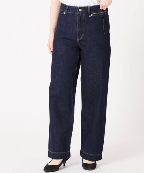 美品『SLOBE IENA』スローブイエナ LE DENIM バギーパンツ デニム M ワイド ジーンズ パンツ インディゴ