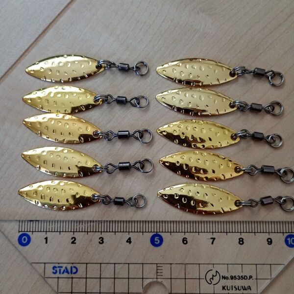 ウィローブレード 小 10個セット キジハタ オオモンハタ アカハタ ジギング 根魚 シーバス