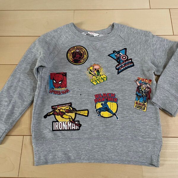 H&M 子供服 トレーナー marvel 110