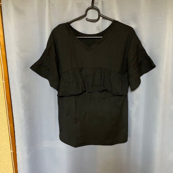 レプシム 半袖Tシャツ(前見頃、袖フリル)
