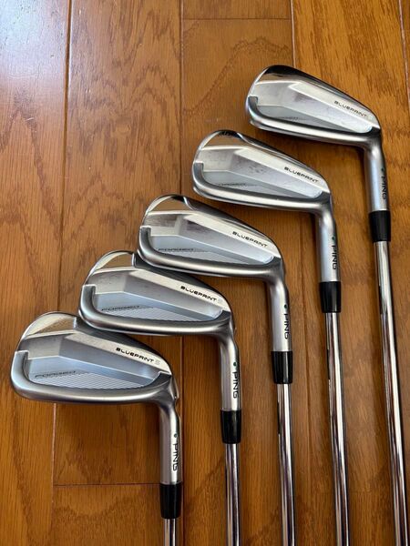 PING BLUEPRINT S IRONピン ブループリントSアイアン P〜6の5本セット ライ角グリーン