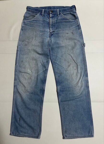 60s UNKNOWN ヴィンテージ ペインターパンツ W32×L29 (リーバイス LEE Wrangler ペインター)