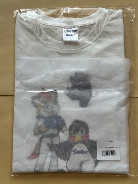 新品 北海道日本ハムファイターズ プレップ×つば九郎 コラボTシャツ