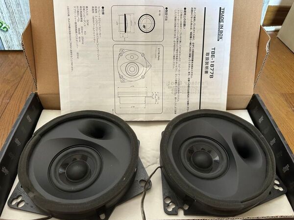 ソニックデザイン TBE-1877B のE-77Bウーハー部のみ音出しOK ボックス薄いタイプ音質は普通かと社外音漏れ対策にいかが