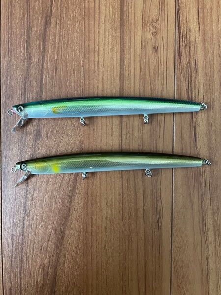 スカジットデザインズ SLミノー160wood(F)(21g) ハンドメイド アルミ貼