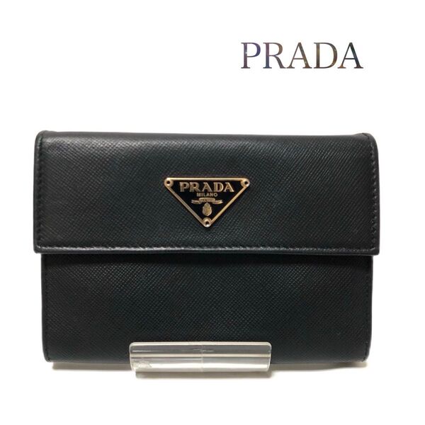 【美品】PRADA プラダ サフィアーノ 名刺入れ コインケース