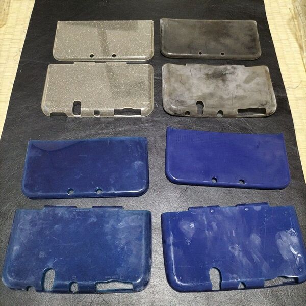 new3dsll 保護カバー 保護ケース破損やワレなしのためまだまだ使えます傷、汚れあり new 3ds ll 55555