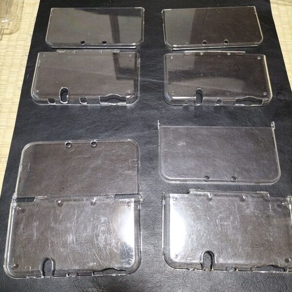 new3dsll 保護カバー 保護ケース破損やワレなしのためまだまだ使えます傷、汚れあり new 3ds ll