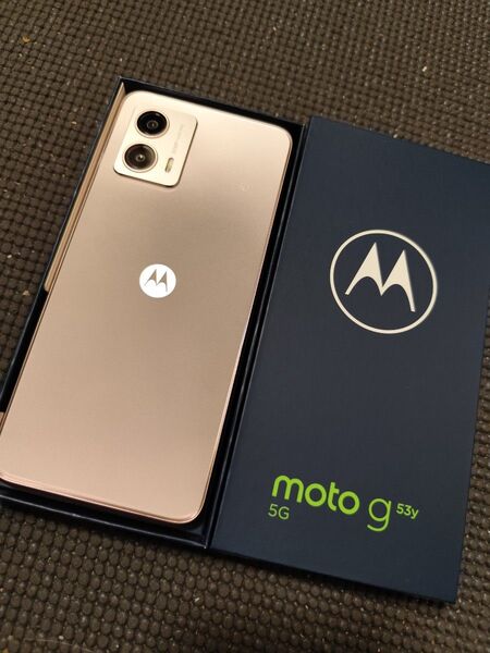 Motorola moto g53y 5G ペールピンク/美品