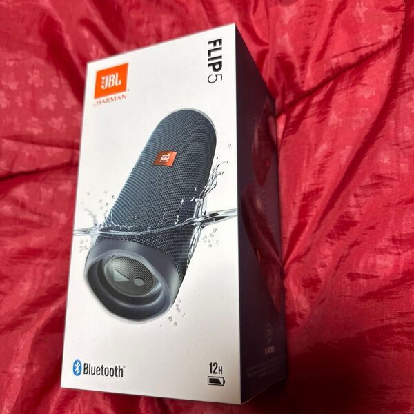 新品未使用 ブルートゥース スピーカー ブラック JBLFLIP5BLU JBL FLIP 5