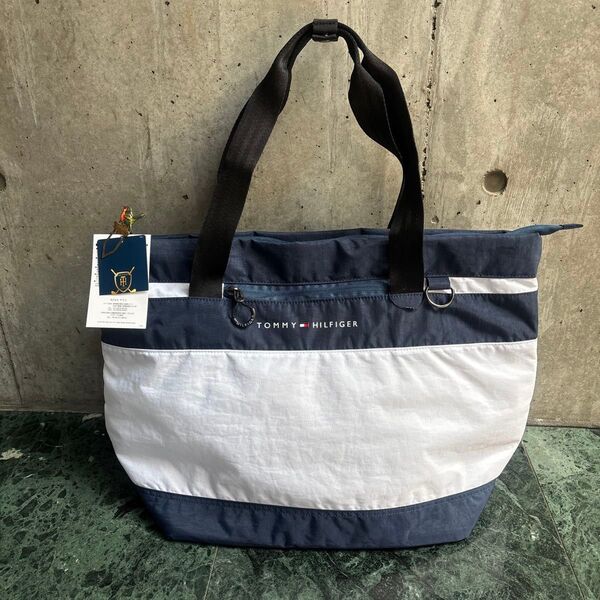 TOMMY HILFIGER GOLF トートバッグ ネイビー/ホワイト 未使用