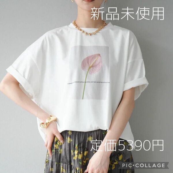【再入荷】Lumier リュミエ 新品 フラワープリントTシャツ ①