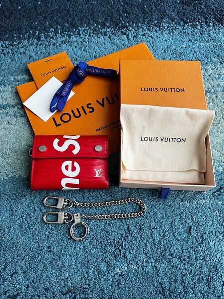 Supreme louis vuitton Leather チェーンウォレット 財布 シュプリーム ルイヴィトン