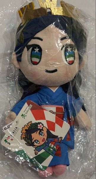 万博限定・新品 イタリア館公式マスコット『イタリアちゃん』 ぬいぐるみ大