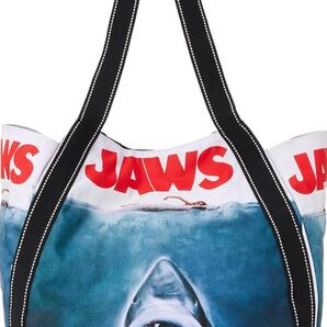 ジョーズ JAWS バルーントートバッグ 映画 大容量 ポケット多数 サメ マチ付き ユニバーサル ポリエステル100% 男女兼用