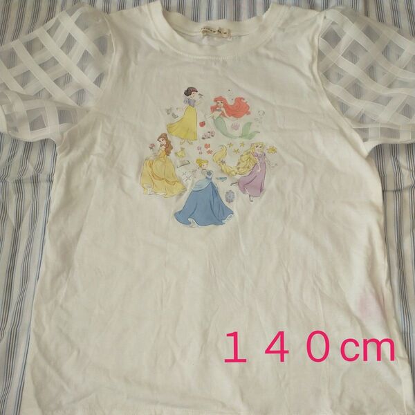 プリンセス Tシャツ 半袖 女の子 140cm