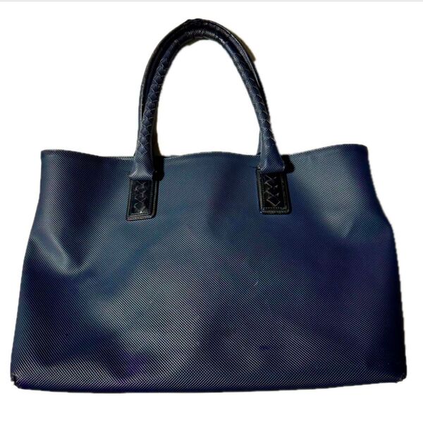 BOTTEGA VENETA マルコポーロ トートバッグ ネイビー ボッテガヴェネタ A4可 ビジネス メンズ