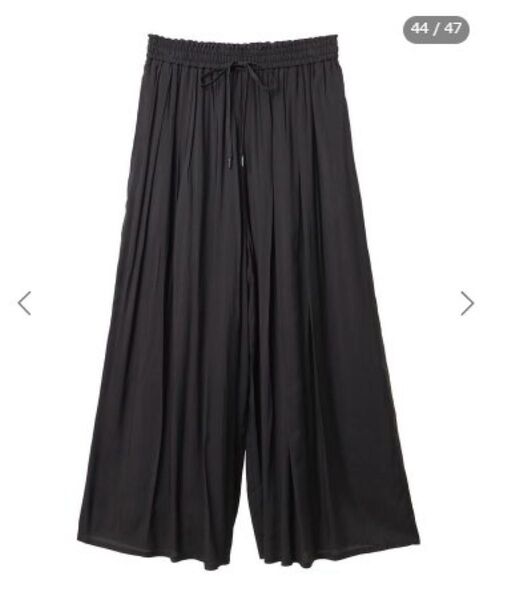 【美品】YECCA VECCA シルキータックワイドパンツ イェッカ ヴェッカ