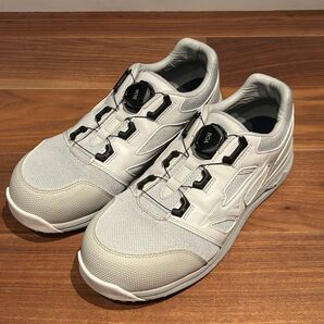 ★美品★MIZUNO ミズノ 安全靴 作業靴 ローカット オールマイティ LSII52L BOA 26.5 グレーホワイト★軽量