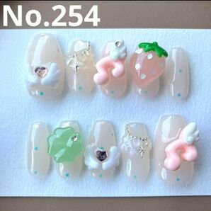 【】韓国ネイル ワンホンネイル 成人式 y2k ネイルチップ オーダー 現品 リボンネイル キャラネイル ミラー ウィッシュコア