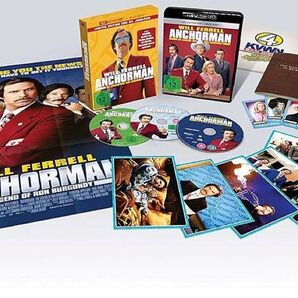 俺たちニュースキャスター 20周年記念 4K Ultra HD+Blu-ray 3枚組コレクターズ・エディション ウィル・フェレル