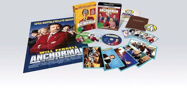 俺たちニュースキャスター 20周年記念 4K Ultra HD+Blu-ray 3枚組コレクターズ・エディション ウィル・フェレル