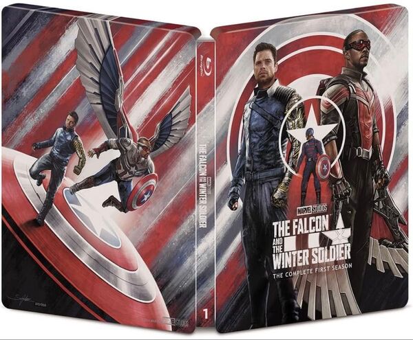 ファルコン&ウィンター・ソルジャー 4K UHD+Blu-ray 4枚組コレクターズ・エディション スチールブック 海外版