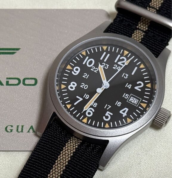 新作】日付表示 Militado ML05 サファイア クオーツ 38㎜ デイト 腕時計 ハミルトン セイコー SEIKO