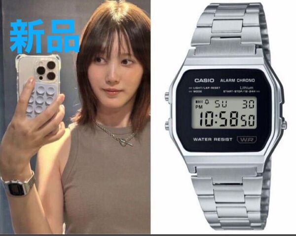 CASIO CLASSIC A158WEA-1JF 本田翼愛用 チープカシオ カシオ デジタル カシオスタンダード 腕時計
