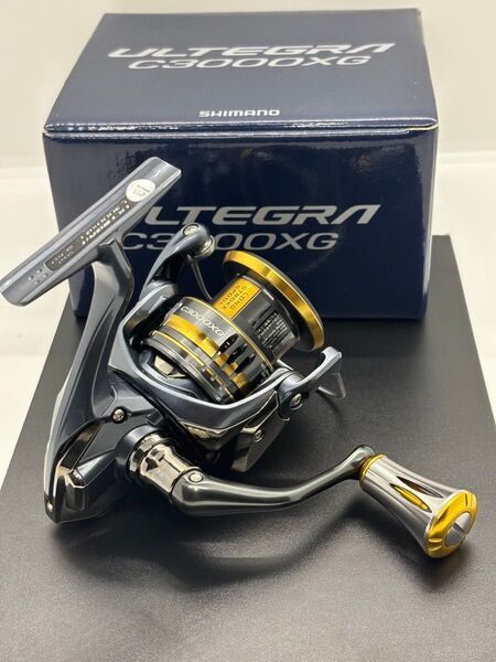シマノ アルテグラC3000XG 未使用 スピニングリール ハンドルノブカスタム