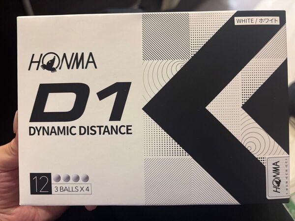 HONMA ゴルフボール D1 ホワイト 12球 新品未開封