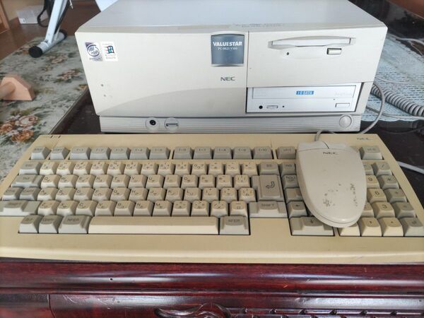 NEC デスクトップPC PC-9821V166 200MHz作動 珍しい Windows2000 正常作動品