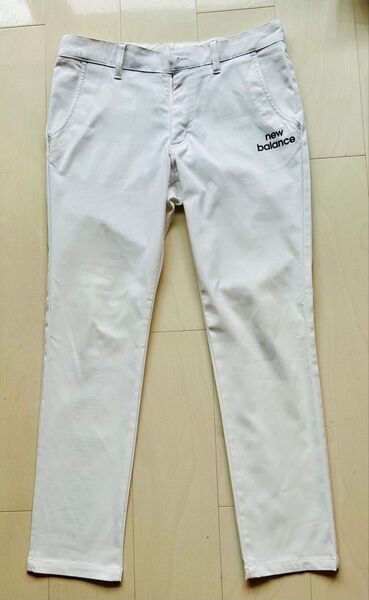 new balance golf ニューバランスゴルフ ゴルフパンツ白 春夏用(4)Mサイズ