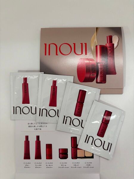 inoui インウイ インウィ 化粧下地 ファンデーション フィックスプライマー リキッドファンデーション サンプル 計4点