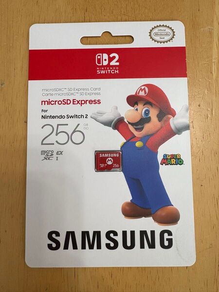 新品未開封 SAMSUNG microSDカード 256GB for Nintendo Switch2
